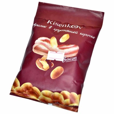 Арахис Kisenkov в хруст корочке со вкусом бекона 50гр м/у