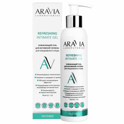 Гель для интимной гигиены Aravia Laboratories для ежедневного ухода освежающий 200мл