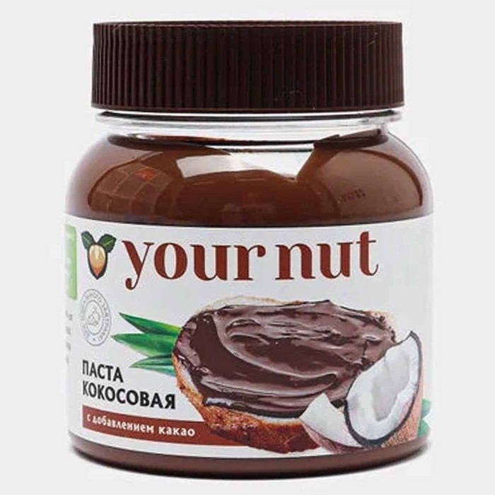 Паста кокосовая Your Nut с добавлением какао 250гр пэт