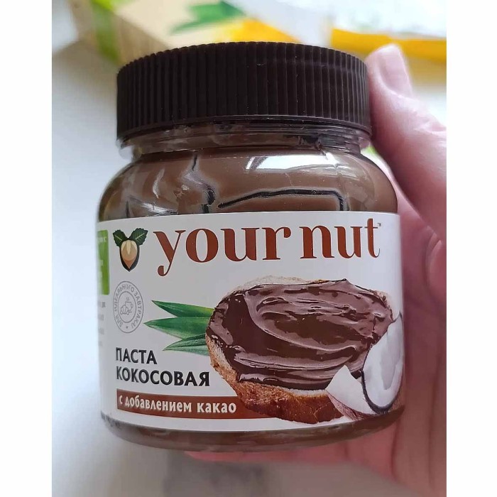 Паста кокосовая Your Nut с добавлением какао 250гр пэт
