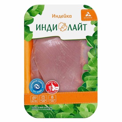 Филе грудки индейки Индилайт подложка св/м