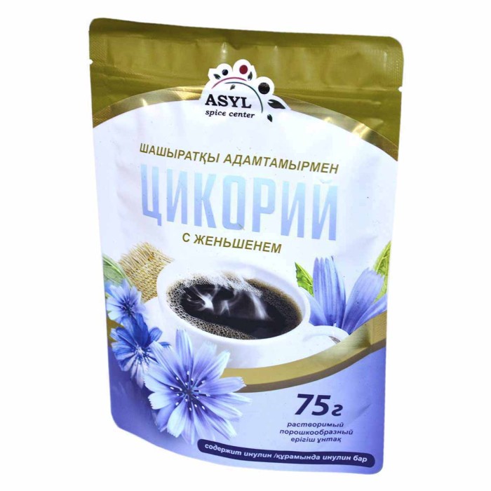 Цикорий Asyl с женьшенем 75гр д/п