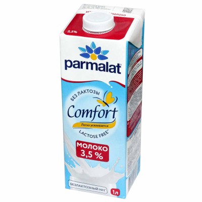Молоко Parmalat Comfort безлактозное 3,5% 1л т/п