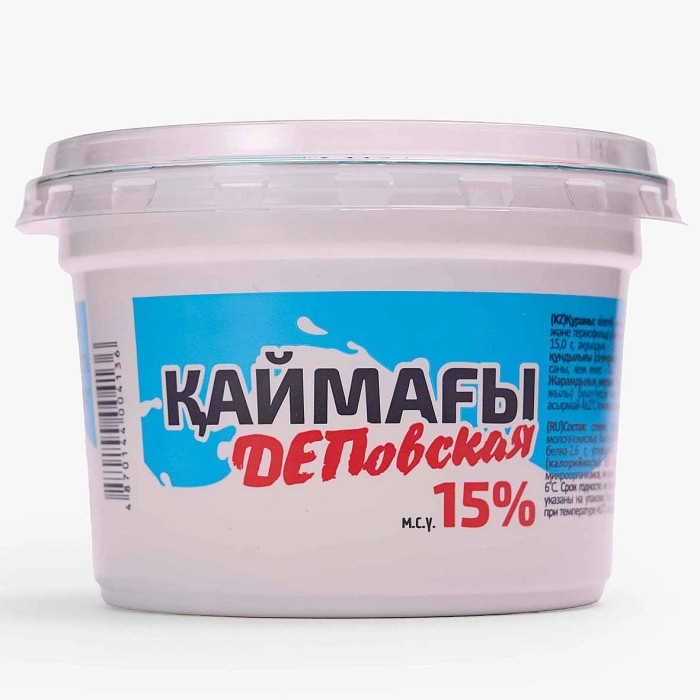 Сметана dep ДЕПовская 15% 180гр пэт