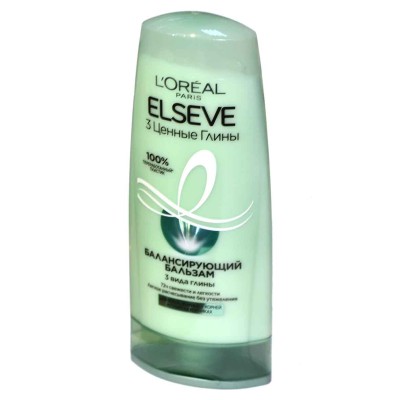 Бальзам для волос Loreal Elseve Глина 200мл пэт
