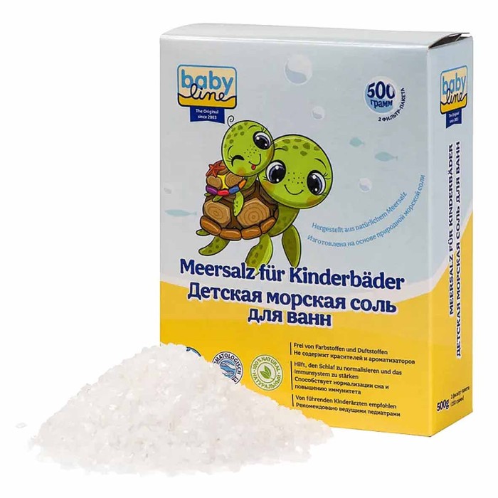 Соль для ванн Baby Line Морская детская 500гр к/у