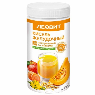 Кисель Леовит желудочный со злаками 400гр пэт