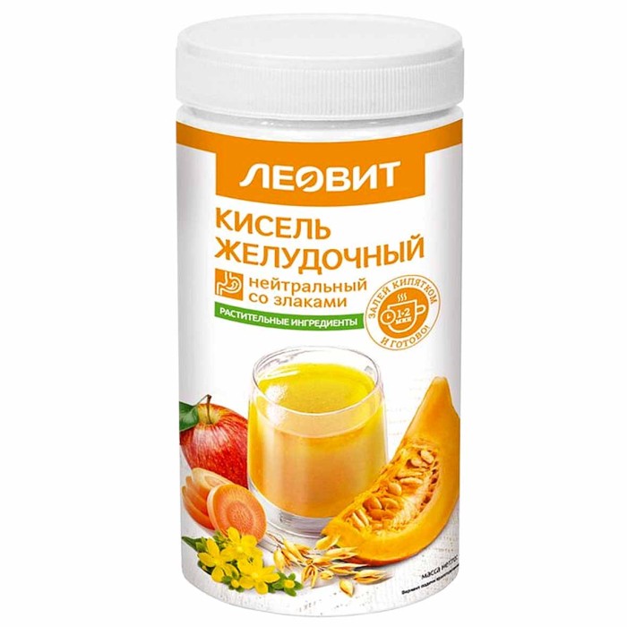 Кисель Леовит желудочный со злаками 400гр пэт