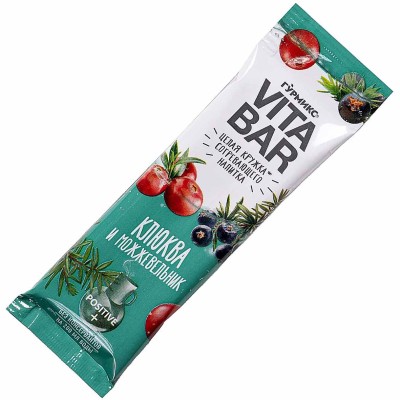 Основа для напитка Гурмикс Vitabar Клюква-Можжевельник 25мл м/у