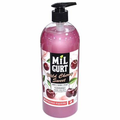 Мыло жидкое Milgurt Вишня и черешня в йогруте 860мл пэт