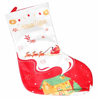 Носок Санты для камина №21
