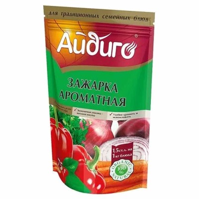 Приправа Айдиго Зажарка ароматная 75гр д/п