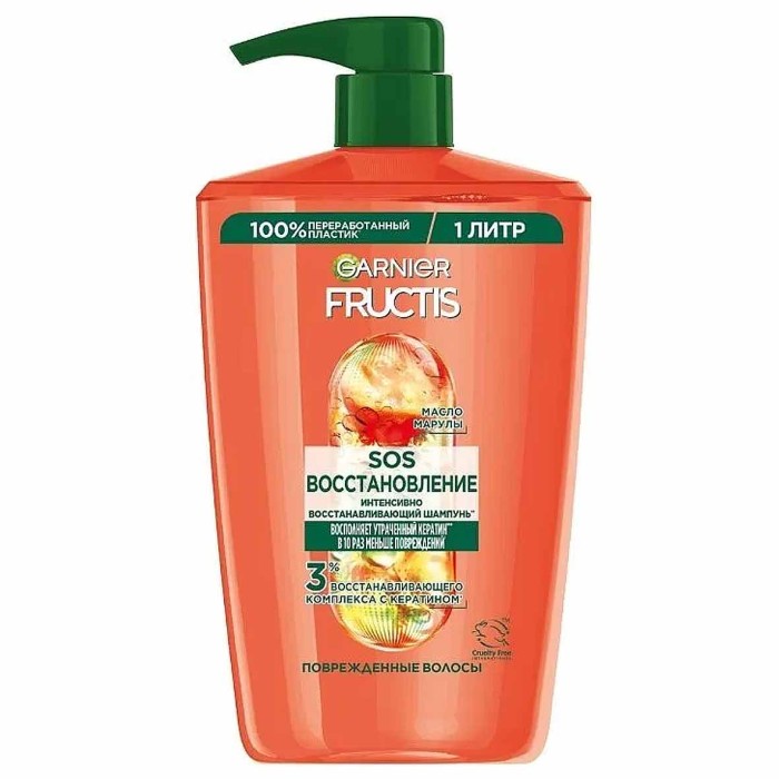 Шампунь Fructis SOS Восстановление 1000мл пэт