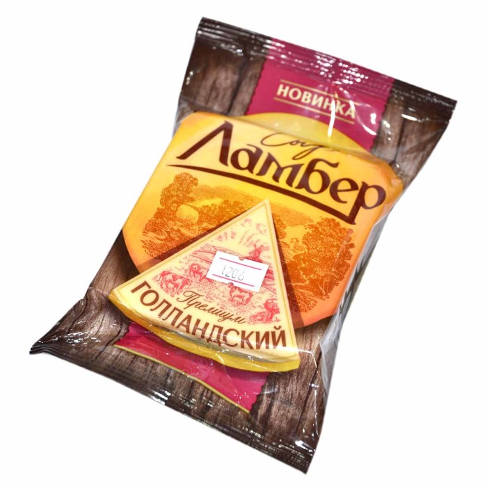 Сыр Ламбер Голландский 45% 180гр м/у