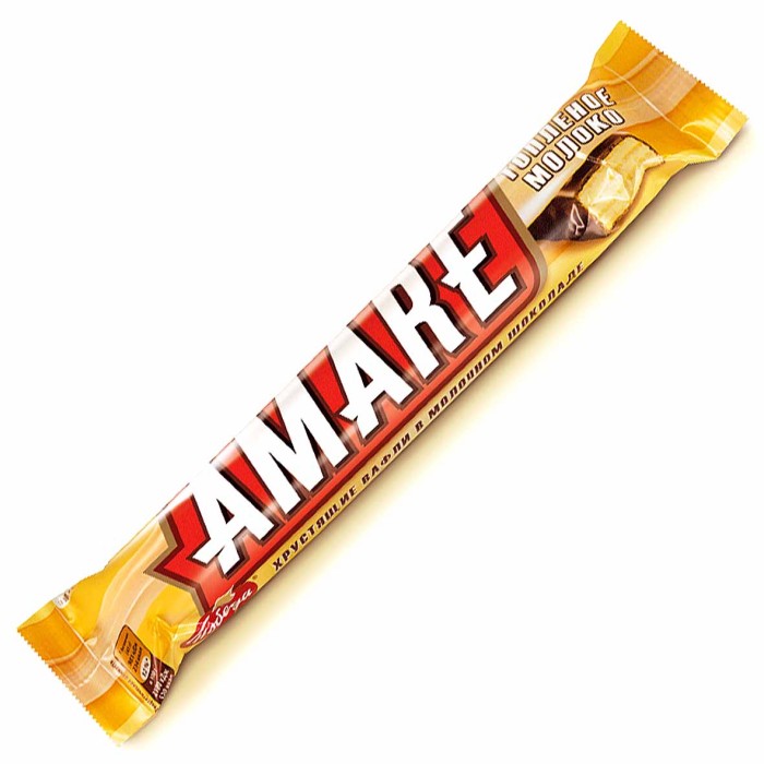 Вафли Победа Amare со вкусом топленого молока 45гр м/у