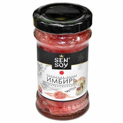 Имбирь SenSoy маринованный 145гр ст/б