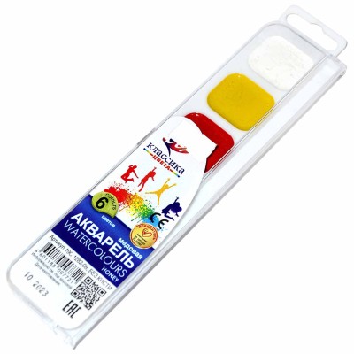 Краски Луч акварельные медовые 6цв арт1282-08