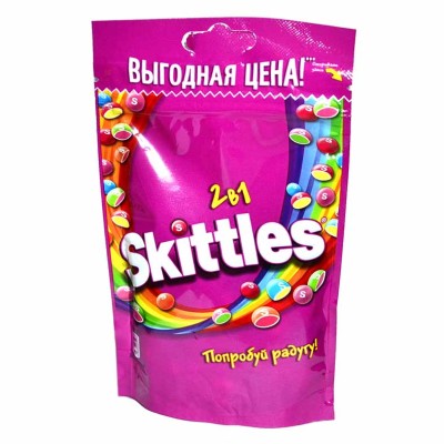 Драже Skittles 2в1 70гр м/у