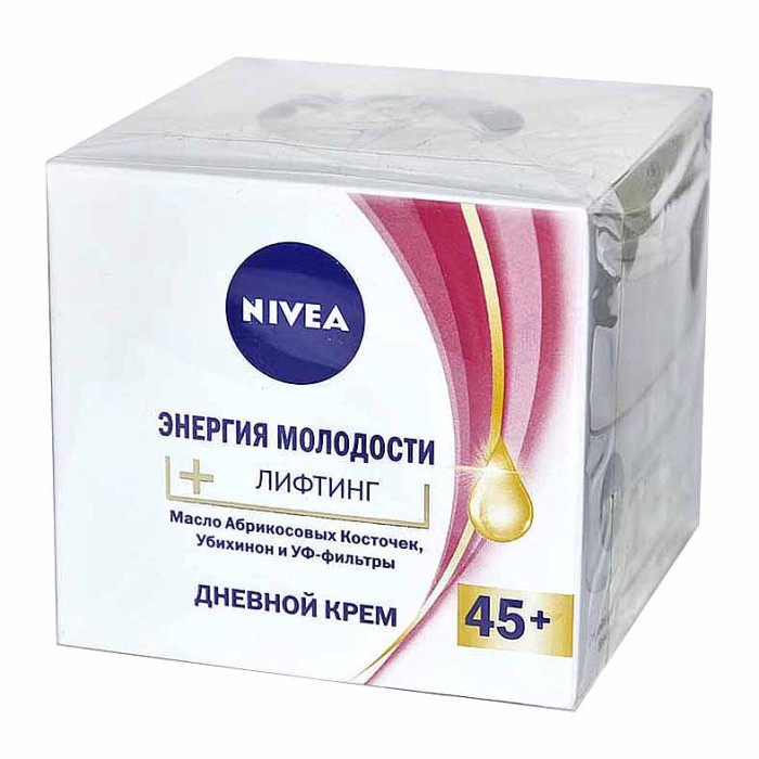 Крем для лица Nivea Энергия молодости дневной 45+ 50мл пэт