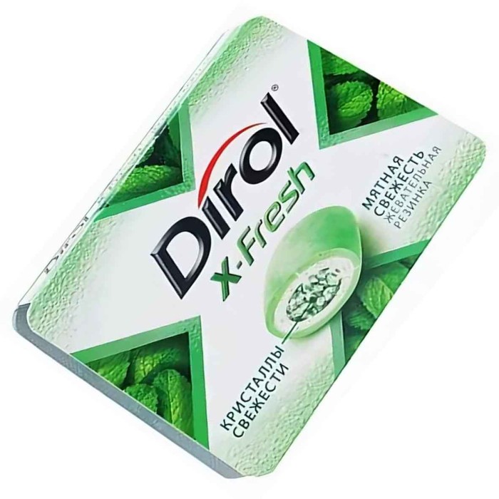Резинка жевательная Dirol X-Fresh Мятная свежесть 16гр м/у