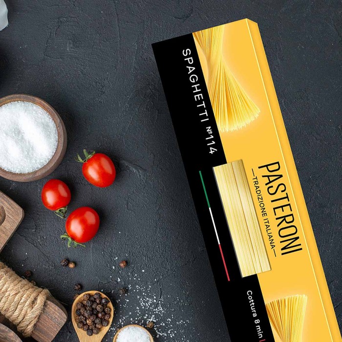 Макароны Pasteroni Spaghetti №114 450гр к/у