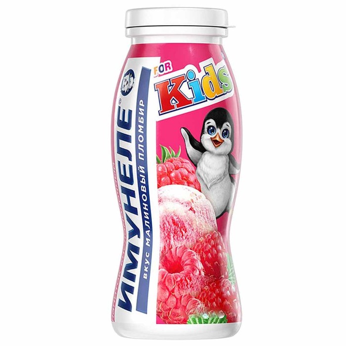 Напиток Имунеле Neo малиновый пломбир 0,9% 95мл пэт