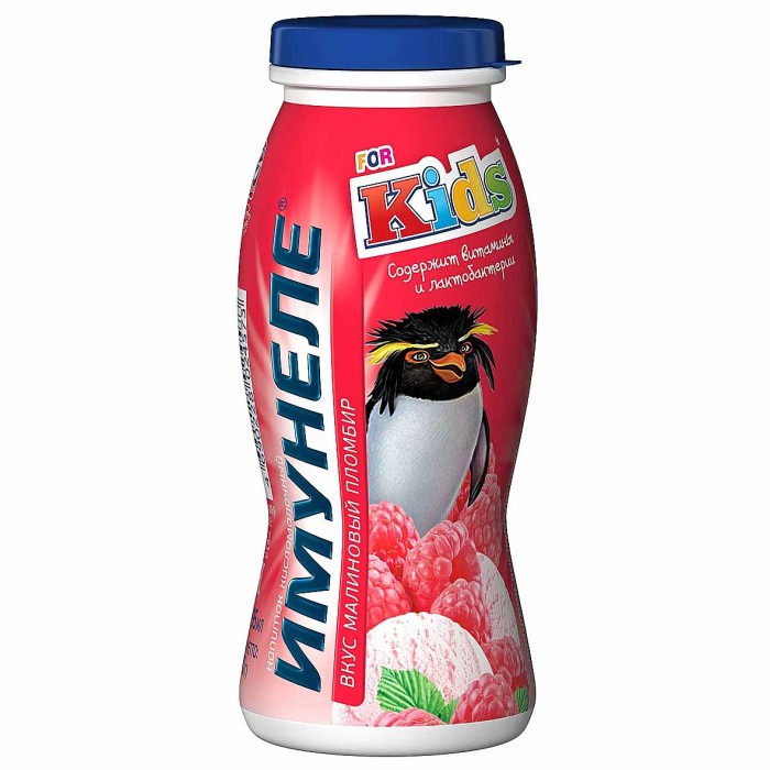 Напиток Имунеле Neo малиновый пломбир 0,9% 95мл пэт