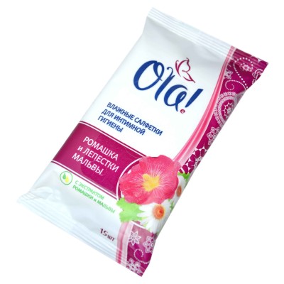 Салфетки для интимной гигиены Ola! 15шт м/у