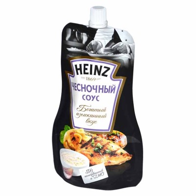 Соус Heinz Чесночный Олимп 230гр д/п