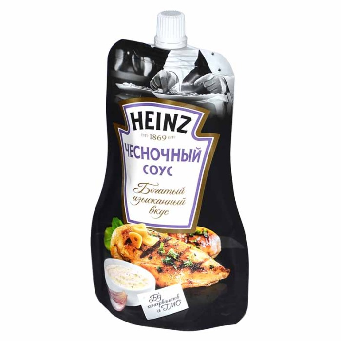 Соус Heinz Чесночный Олимп 230гр д/п