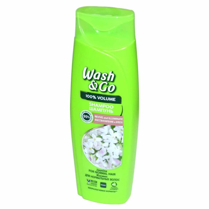 Шампунь для волос Wash&Go с жасмином 180мл пэт