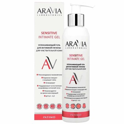 Гель для интимной гигиены Aravia Laboratories для ежедневного ухода успокаивающий 200мл