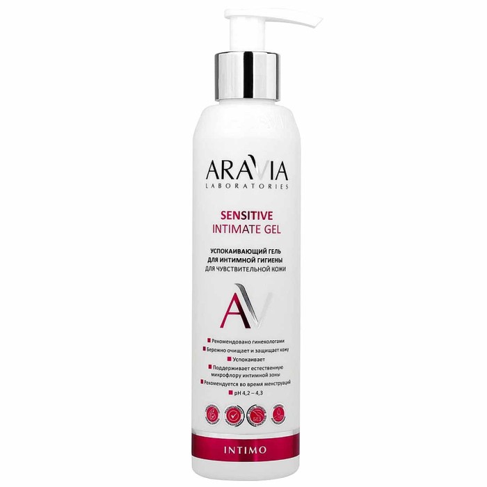Гель для интимной гигиены Aravia Laboratories для ежедневного ухода успокаивающий 200мл