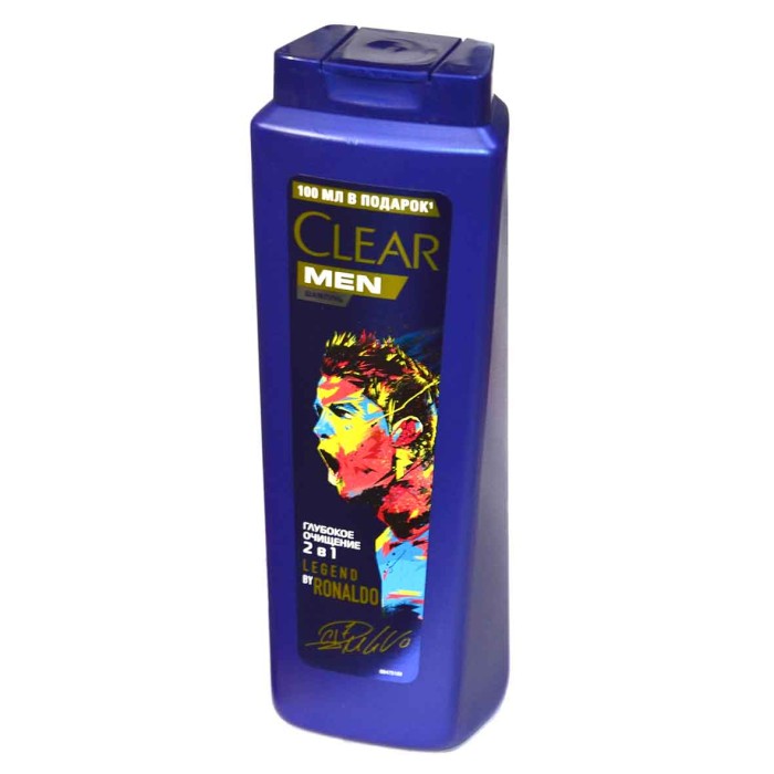 Шампунь для волос Clear Men Глубокое очищение 600мл пэт