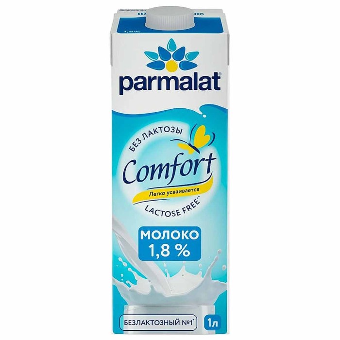 Молоко Parmalat Comfort безлактозное 1,8% 1л т/п