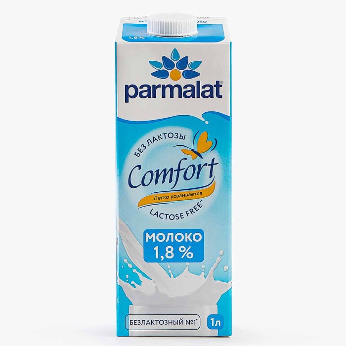 Молоко Parmalat Comfort безлактозное 1,8% 1л т/п