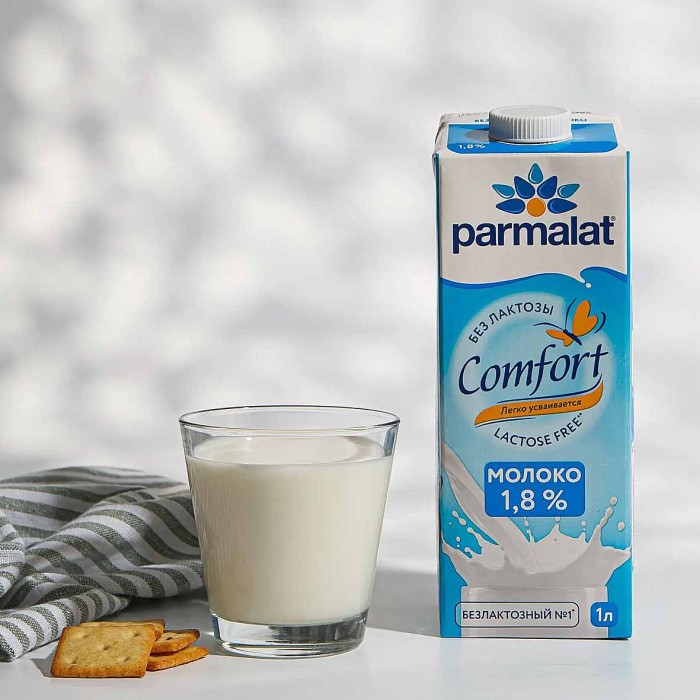 Молоко Parmalat Comfort безлактозное 1,8% 1л т/п
