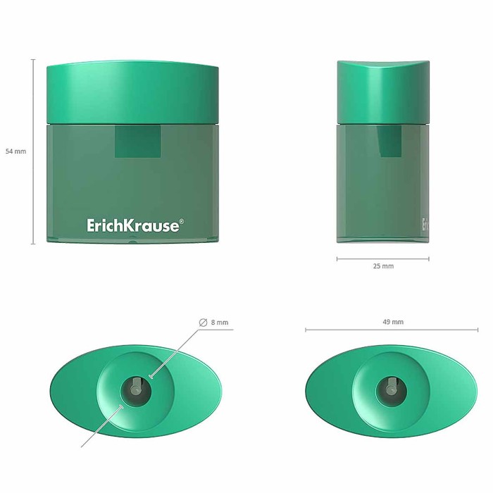 Точилка с контейнером Erich Krause пластик арт41641