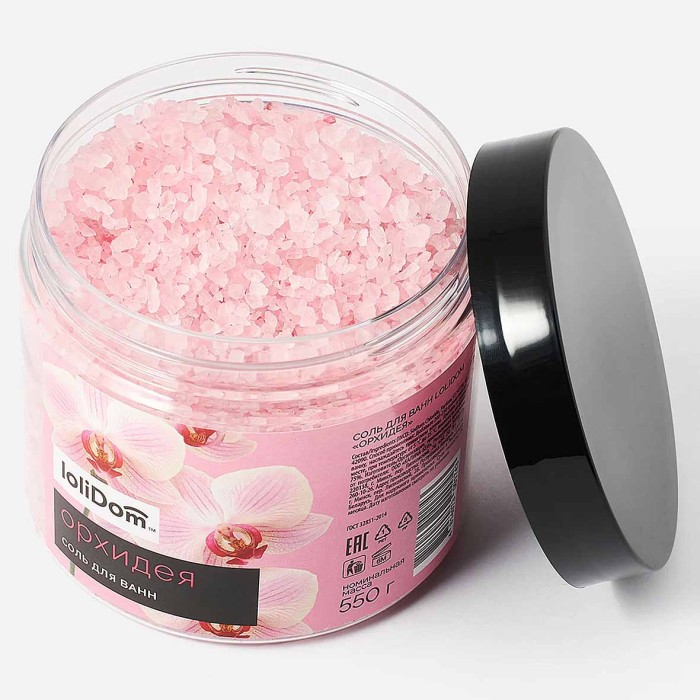 Соль для ванн Lolidom Орхидея 550гр пэт