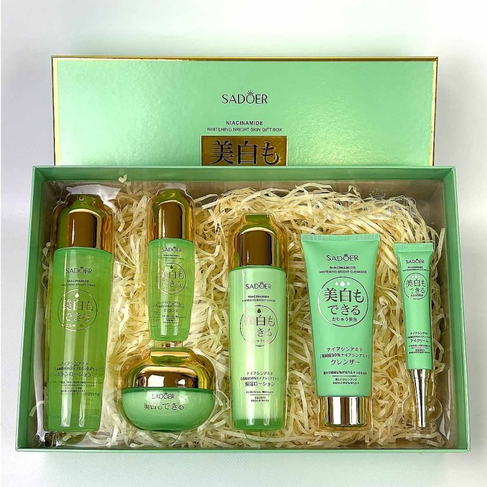 Набор подарочный SADOER Niacinamide 6в1 к/у