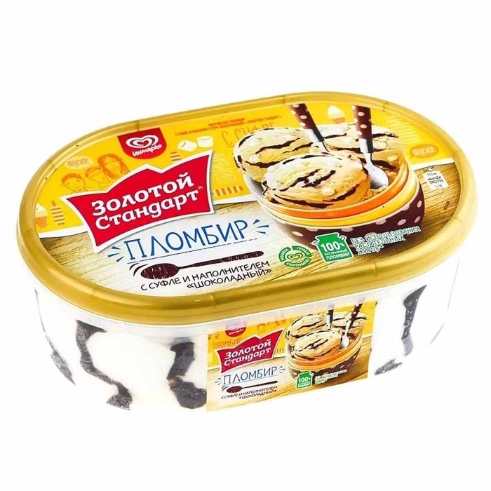 Мороженое Золотой стандарт Суфле 475гр пл/к