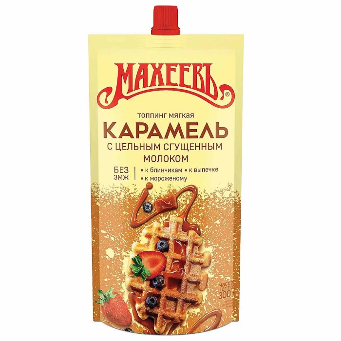 Топпинг Махеевъ карамель мягкая 300гр м/у