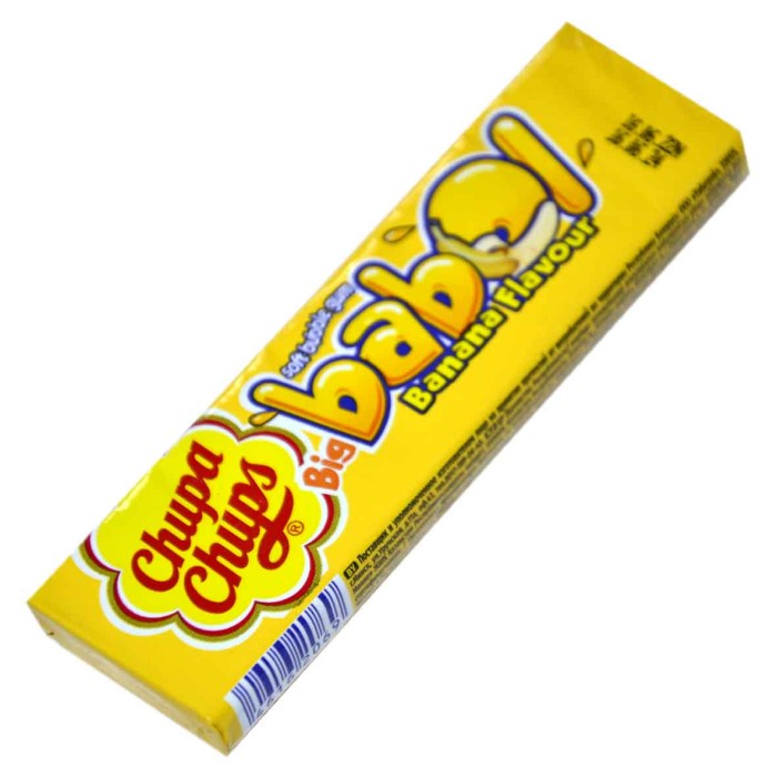 Резинка жевательная Chupa Chups Бабли банан 21гр м/у