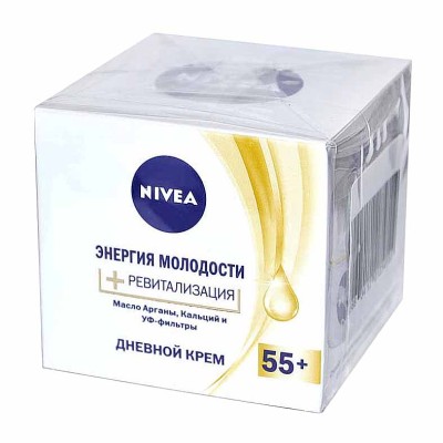 Крем для лица Nivea Энергия молодости дневной 55+ 50мл пэт