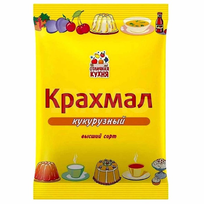 Крахмал кукурузный Отличная кухня 200гр м/у