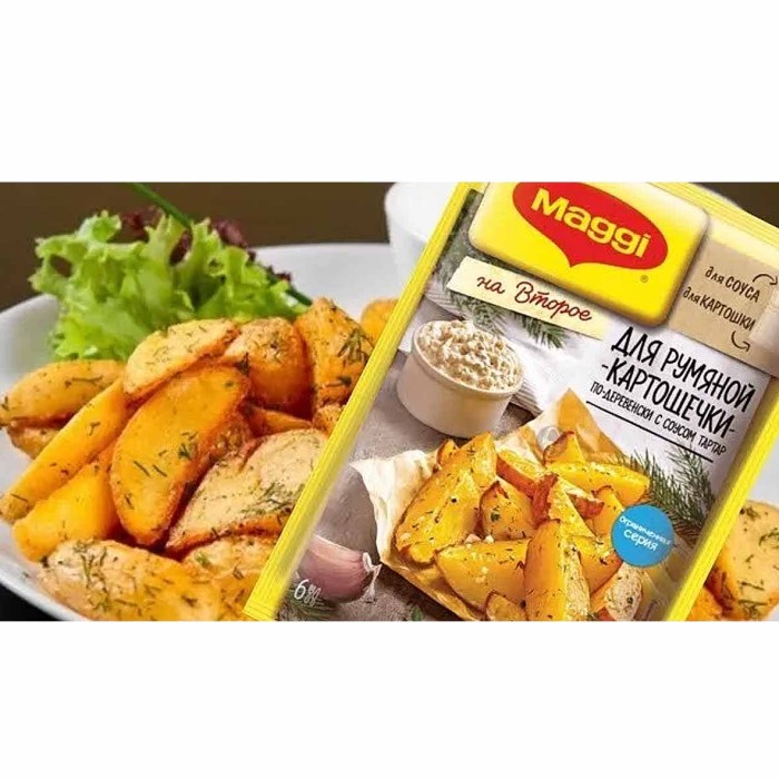 Приправа Maggi на второе для румяной картошечки по-деревенски 29гр м/у