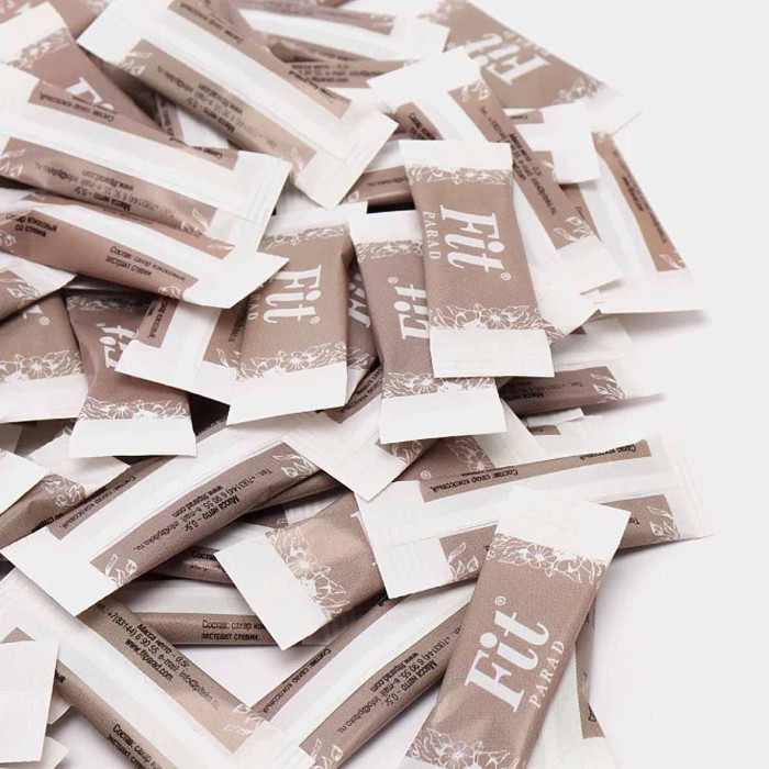 Сахар кокосовый FitParad со стевией 100шт к/у