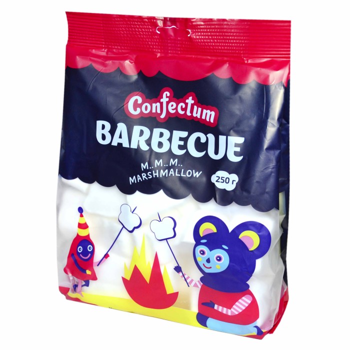 Зефир жевательный Confectum Barbecue 250гр м/у