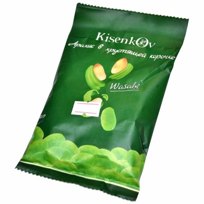 Арахис Kisenkov в хруст корочке со вкусом васаби 50гр м/у