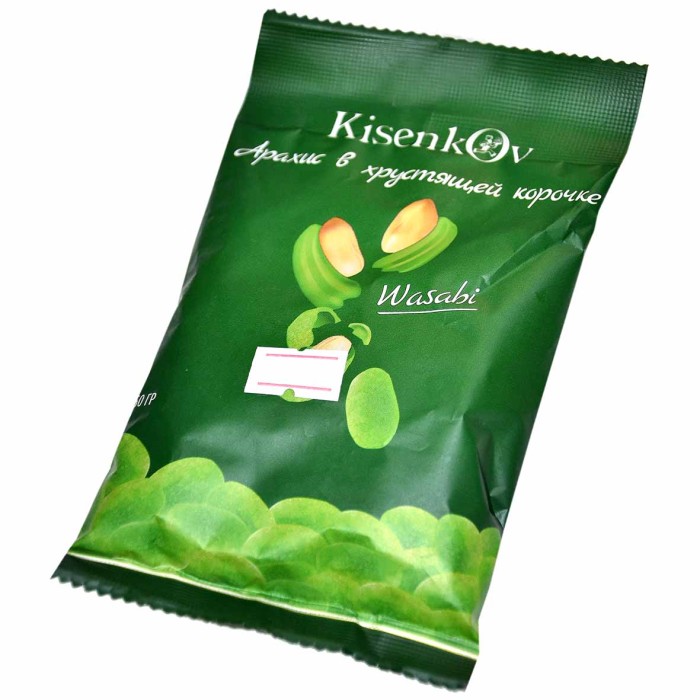 Арахис Kisenkov в хруст корочке со вкусом васаби 50гр м/у